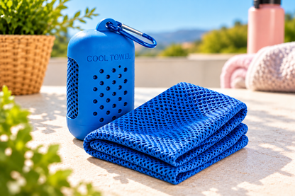 Quick-Dry Cooling Sports Towel with Storage Case