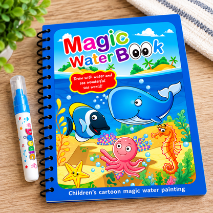 Magic Water Painting Book