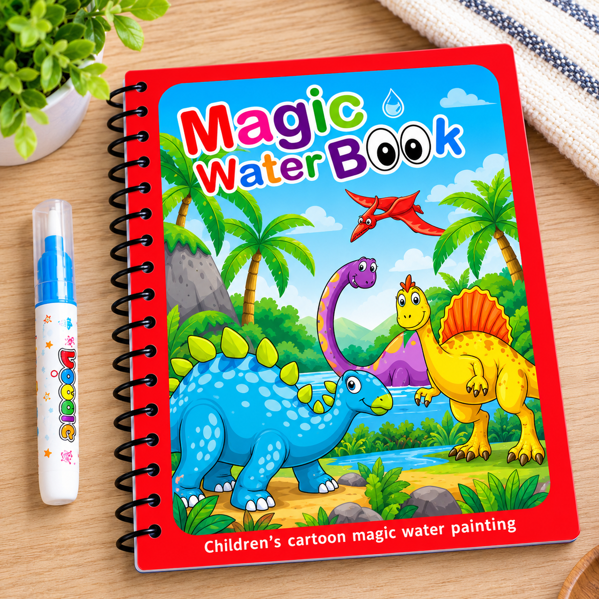 Magic Water Painting Book