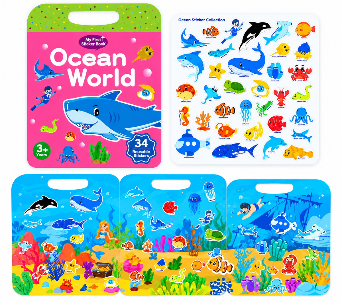 Reusable Sticker Activity Book