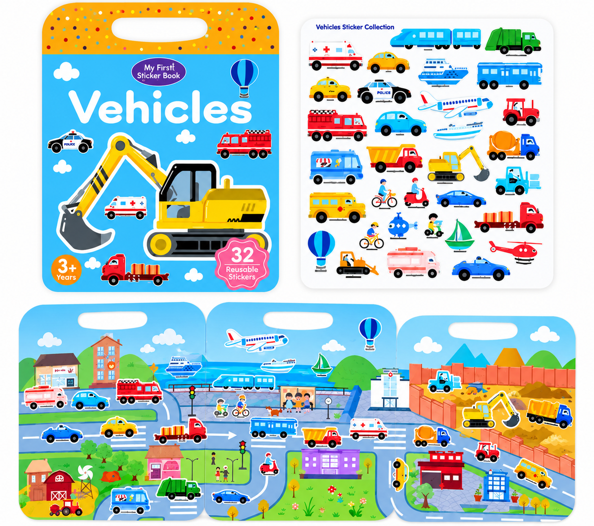 Reusable Sticker Activity Book